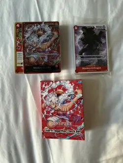 Monkey D Luffy ST21-001 Learn Together Promo Deck Leader One Piece Card English - Image 2