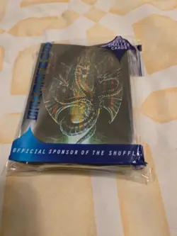 card sleeves yugioh sized ((Yu-Gi-Oh!)) Shuffletech 60sleeves NEW unopened Digi^ - Image 1