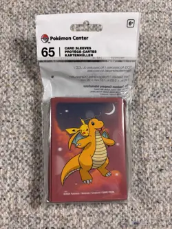 Pokemon Center: Dreamy Dragonite Card Sleeves (65 Sleeves) Sealed - Image 1