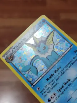 PL Vaporeon BW89 Black & White Promos Holo Pokemon Card - Image 3