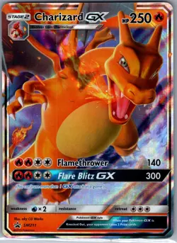 Charizard GX SM211 SM Promos - Pokemon Card - NM - Image 1