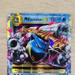 HEAVY MISCUT ERROR OFF CENTER OC M Blastoise EX 22/108 Evolutions Pokemon Card - Image 2
