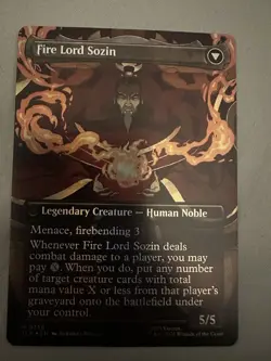 The Rise of Sozin (Borderless) Avatar: The Last Airbender Foil - Image 2