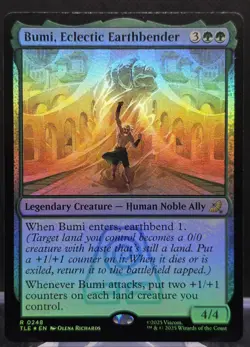 Bumi, Eclectic Earthbender #248 Avatar: The Last Airbender Foil Rare - Image 1