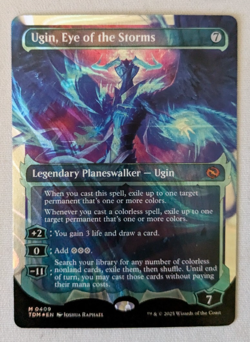 Ugin, Eye of the Storms (Showcase) (Halo Foil) Tarkir: Dragonstorm Foil - Image 1
