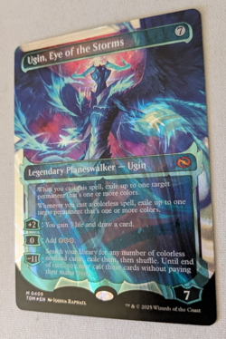 Ugin, Eye of the Storms (Showcase) (Halo Foil) Tarkir: Dragonstorm Foil - Image 3