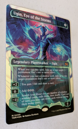 Ugin, Eye of the Storms (Showcase) (Halo Foil) Tarkir: Dragonstorm Foil - Image 4