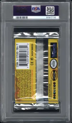 1999 Pokemon Base Set Graded Booster Pack Charizard Artwork PSA 9 Mint - Image 2