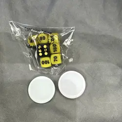 Pokemon TCG - Set of Dice, Damage Counters and Condition Markers - Image 2