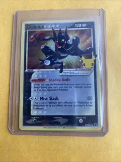 Pokemon TCG Greninja Gold Star SWSH144 25th Celebrations Promo - Image 1