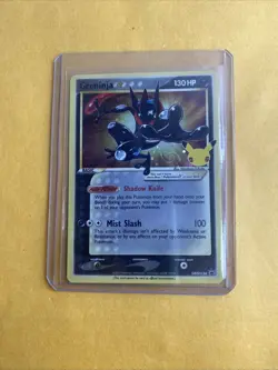 Pokemon TCG Greninja Gold Star SWSH144 25th Celebrations Promo - Image 2