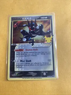 Pokemon TCG Greninja Gold Star SWSH144 25th Celebrations Promo - Image 4