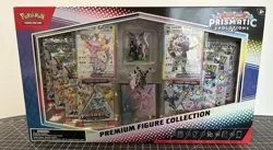 Pokemon TCG Prismatic Evolutions Premium Figure Collection Box Sealed New - Image 1
