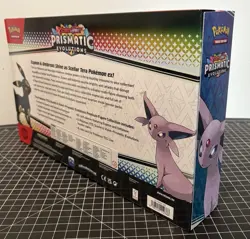 Pokemon TCG Prismatic Evolutions Premium Figure Collection Box Sealed New - Image 4