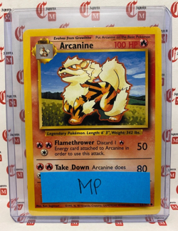 Arcanine - Pokemon Unlimited Base 1999 TCG 23/102 WOTC Wizards Of The Coast - MP - Image 1