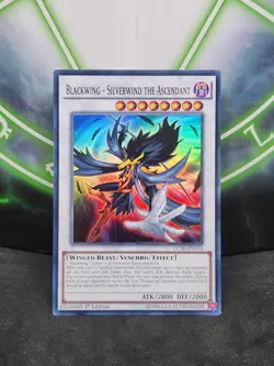 Yugioh Blackwing - Silverwind the Ascendant LC5D-EN134 Super Rare 1st Edition NM - Image 1