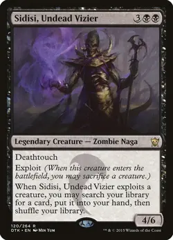 Sidisi, Undead Vizier - [Dragons of Tarkir] RARE MtG TCG Card 120 - Image 1