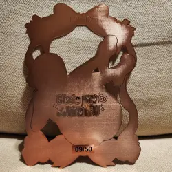 Miku Nakano She's My Waifu A5 Large Metal Card LSP-02 Serialized Anime 09/50 - Image 2