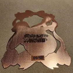 Miku Nakano She's My Waifu A5 Large Metal Card LSP-02 Serialized Anime 09/50 - Image 3