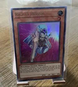 DUPO-EN032 Righty Driver Ultra Rare 1st Edition YuGiOh Card - Image 1