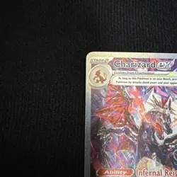 Pokemon TCG Charizard EX Paldean Fates Sir Card 234/091 - Image 5
