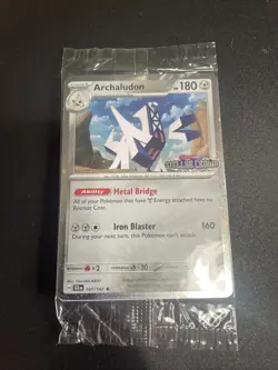 Archaludon 107/142 Promo Stellar Crown Stamped, Sealed Pokemon TCG Card New - Image 1