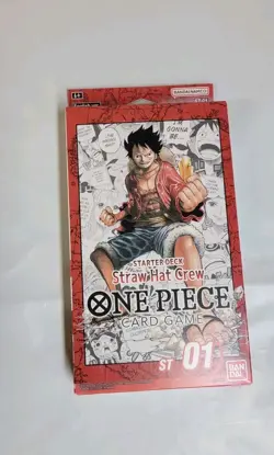 One Piece Card Game Starter Deck ST-01 STRAW HAT CREW English SEALED USA SELLER 811039038366 - Image 1
