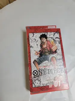 One Piece Card Game Starter Deck ST-01 STRAW HAT CREW English SEALED USA SELLER 811039038366 - Image 4