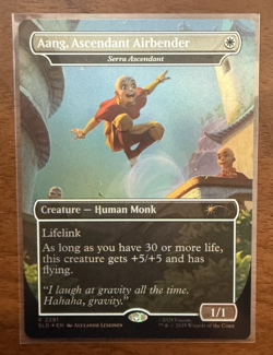 FOIL - Aang, Ascendant Airbender - Serra Ascendant - Secret Lair Avatar MTG - Image 2