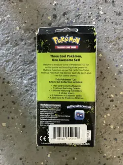 2023 Pokemon Knock Out Shaymin, Zeraora & Marshadow Collection New - Image 2