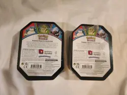 Lot Of 2 Pokemon TCG Triple Whammy Tin Set Darkrai & Darkrai Factory Sealed - Image 2