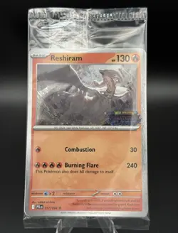 Pokemon Phantasmal Flames Reshiram 017/094 Barnes & Noble Promo Stamped Sealed - Image 1