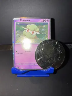 Cottonee PROMO 018 COSMOS HOLO BLACK STAR Phantasmal Flames Pokemon English Foil - Image 2