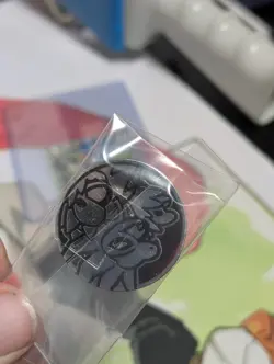 Pokemon TCG Official Silver Holo Hydreigon Mini Coin - Image 1