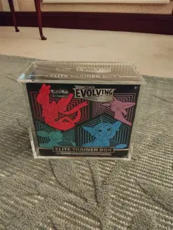 Pokemon TCG Evolving Skies Elite Trainer Box ETB New Sealed & Acrylic No Tears - Image 1