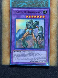 Yugioh Elemental HERO Grand Neos LCGX-EN060 Super Rare HP - Image 1