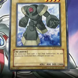 YuGiOh Elemental Hero Clayman The Lost Millenium TLM-EN003 1st Edition - Image 3