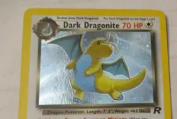 Pokemon TCG Dark Dragonite Holo Card 5/82 Team Rocket 2000 Rare Played Vintage - Image 4
