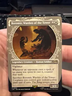 Boromir, Warden of the Tower (Showcase) Lord of the Rings NM 302 Non-Foil - Image 1
