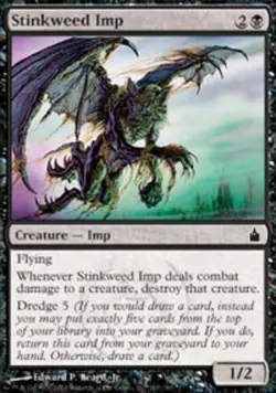 MTG Stinkweed Imp, Ravnica: City of Guilds, Heavily Played, English - Image 1