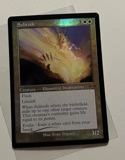 MTG Magic The Gathering Foil Timeshifts Solitude *NP - Image 1