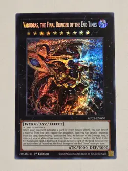 Varudras, the Final Bringer of the End Times MP25-EN070 Yugioh 2025 Mega-Pack - Image 1