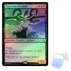 FOIL VISARA THE DREADFUL Eternal Masters Magic MTG MINT CARD - Image 1