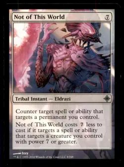 MTG Not of This World LP Light Play Rise of the Eldrazi [2820] - Image 1