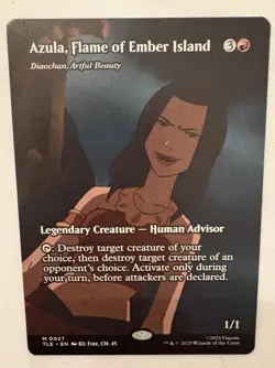 MTG Azula, Flame of Ember Island 0027 Regular (Borderless) Avatar TLE NM - Image 1