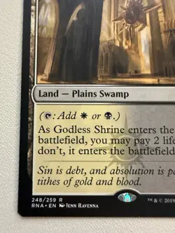 Godless Shrine - NM MTG Shockland Dual Land Ravnica - Image 5