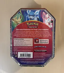 New Sealed Pokemon TCG 2018 - Leafeon GX Evolution Celebration Collector's Tin - Image 2