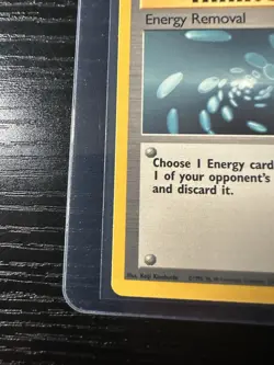 Energy Removal 92/102 Base Set Unlimited WOTC Vintage Pokemon - Image 2