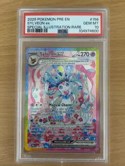 Pokemon TCG Sylveon EX Prismatic Evolutions Card 156/131 Psa 10 - Image 1