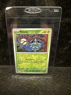 Reverse Holo Pineco 001/198 Common Scarlet & Violet Base Set Pokemon TCG - Image 1